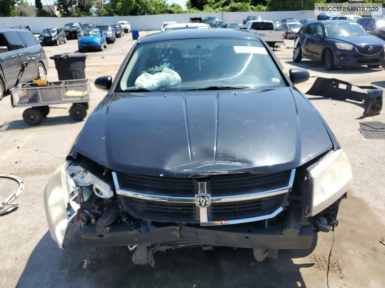 2010 Dodge Avenger R/T VIN: 1B3CC5FB6AN187020 Lot: 62589145