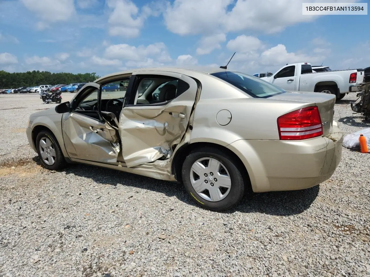 2010 Dodge Avenger Sxt VIN: 1B3CC4FB1AN113594 Lot: 62755915