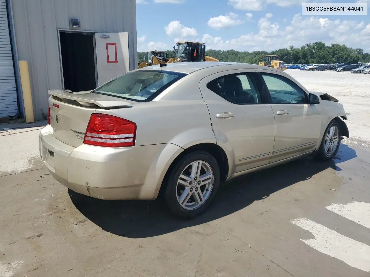 2010 Dodge Avenger R/T VIN: 1B3CC5FB8AN144041 Lot: 63143465