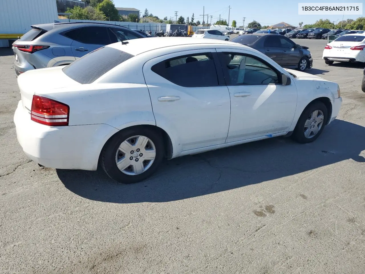 2010 Dodge Avenger Sxt VIN: 1B3CC4FB6AN211715 Lot: 63231485