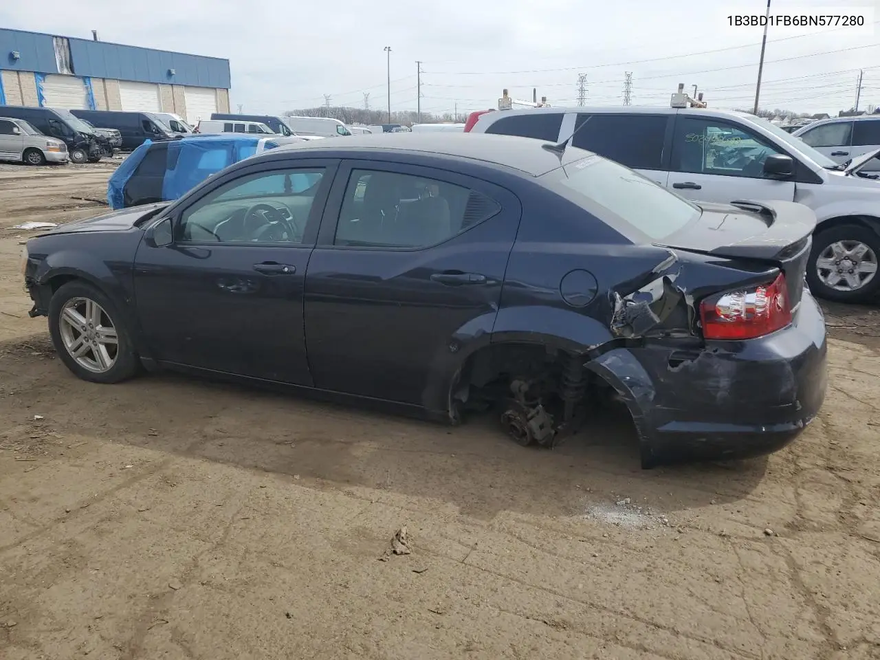 2011 Dodge Avenger Mainstreet VIN: 1B3BD1FB6BN577280 Lot: 50206555