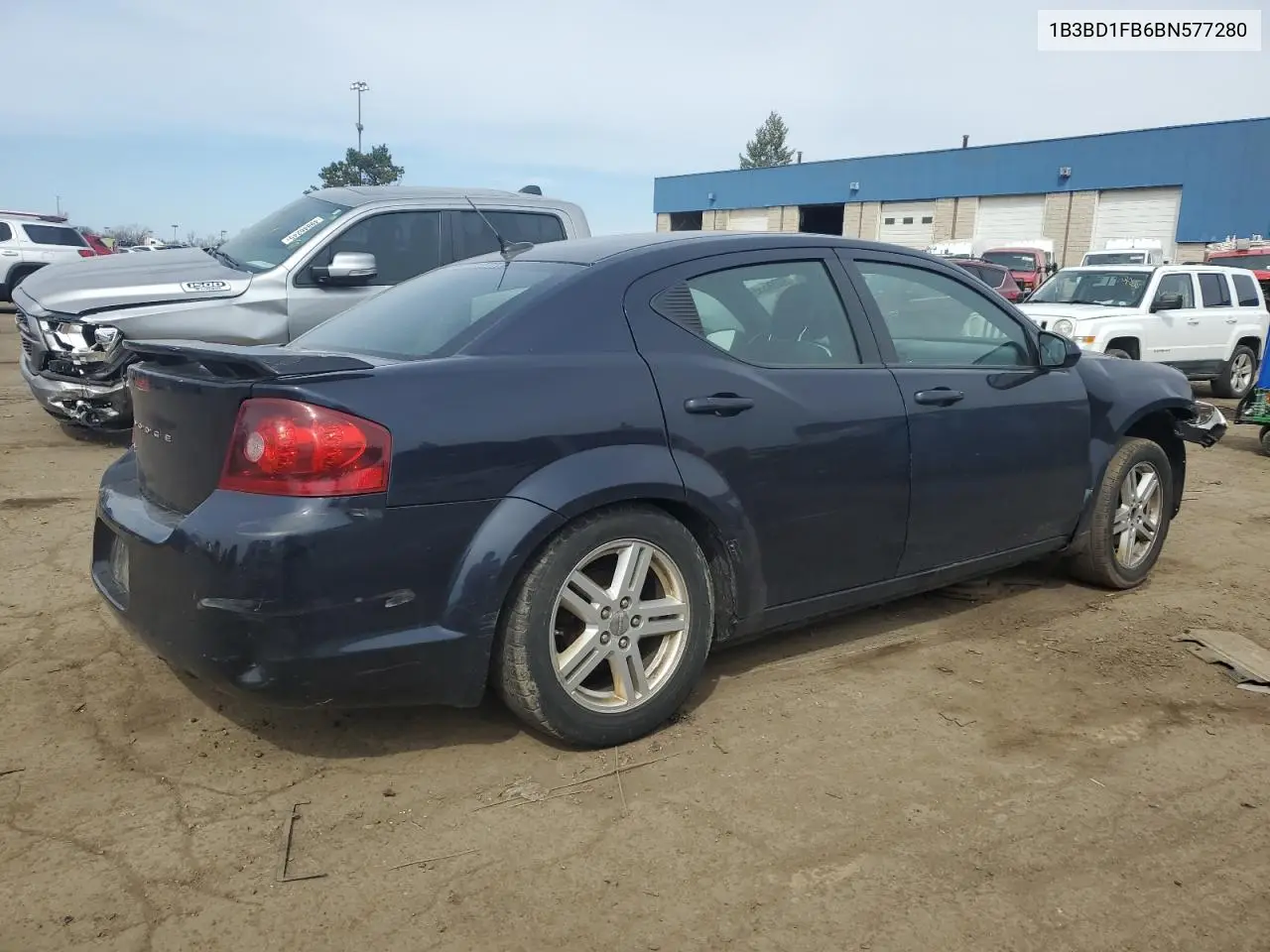2011 Dodge Avenger Mainstreet VIN: 1B3BD1FB6BN577280 Lot: 50206555