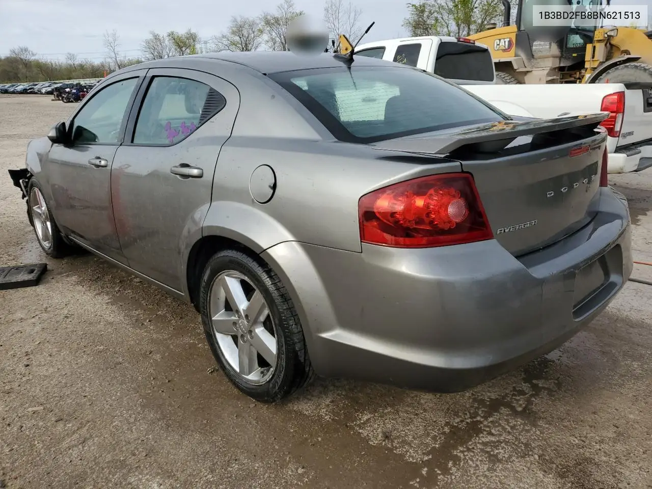 2011 Dodge Avenger Lux VIN: 1B3BD2FB8BN621513 Lot: 52994565