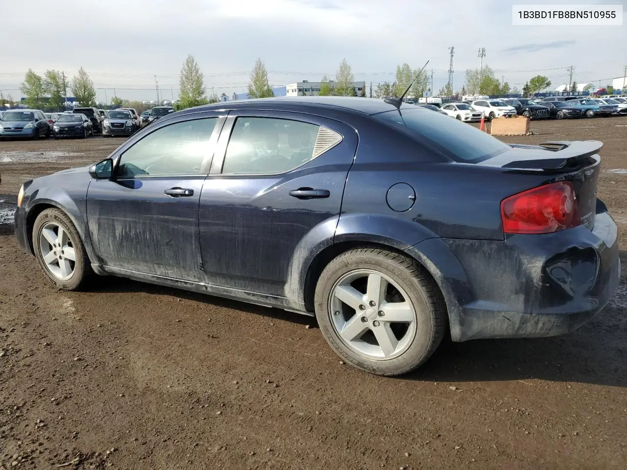 2011 Dodge Avenger Mainstreet VIN: 1B3BD1FB8BN510955 Lot: 56558205
