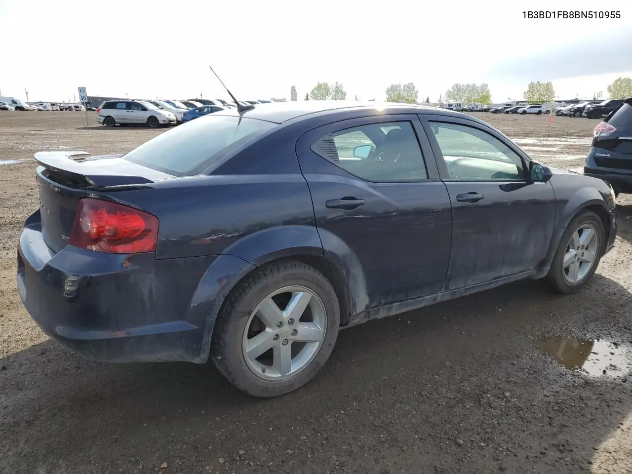 2011 Dodge Avenger Mainstreet VIN: 1B3BD1FB8BN510955 Lot: 56558205