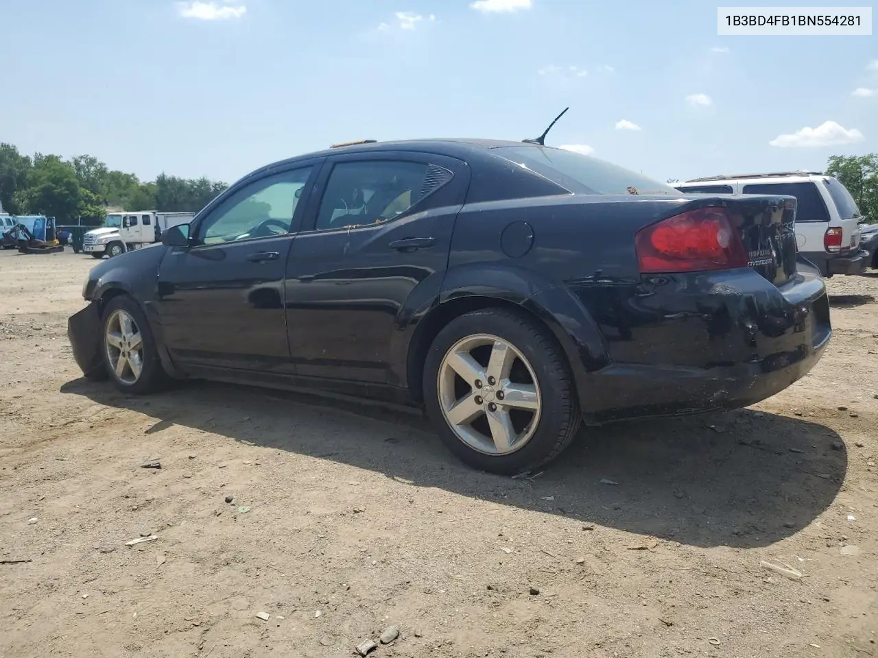 2011 Dodge Avenger Express VIN: 1B3BD4FB1BN554281 Lot: 62062325