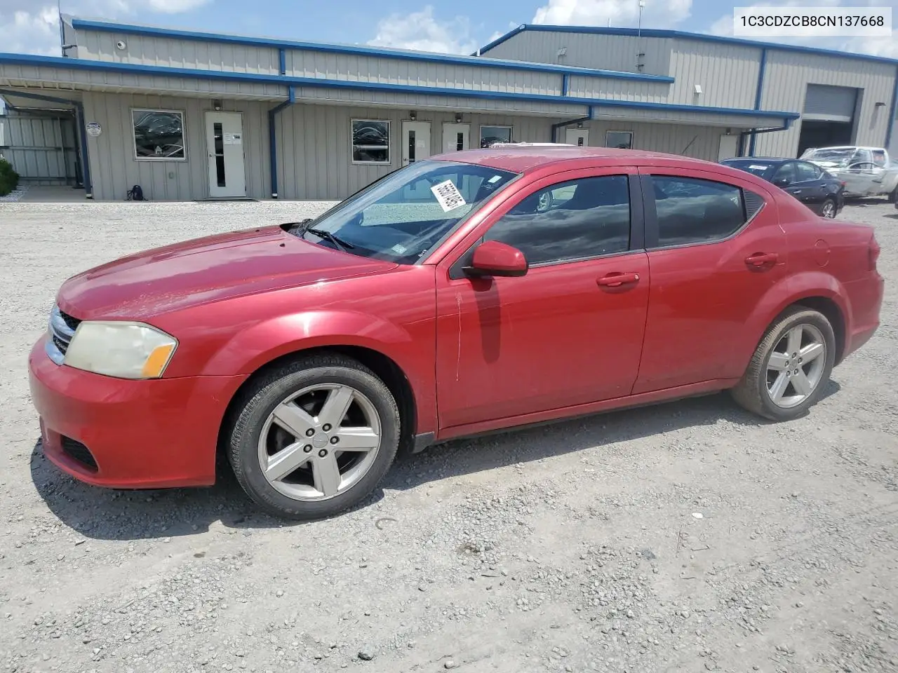 2012 Dodge Avenger Sxt VIN: 1C3CDZCB8CN137668 Lot: 56501495