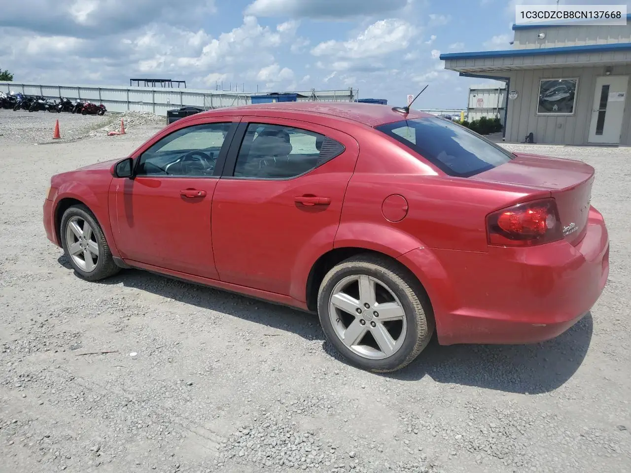 2012 Dodge Avenger Sxt VIN: 1C3CDZCB8CN137668 Lot: 56501495