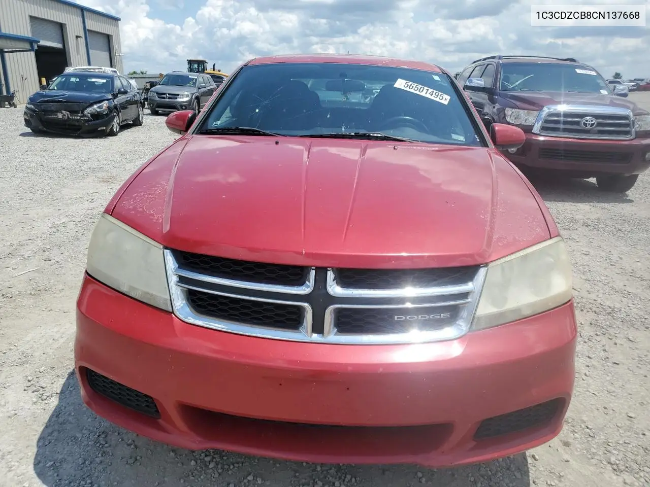 2012 Dodge Avenger Sxt VIN: 1C3CDZCB8CN137668 Lot: 56501495