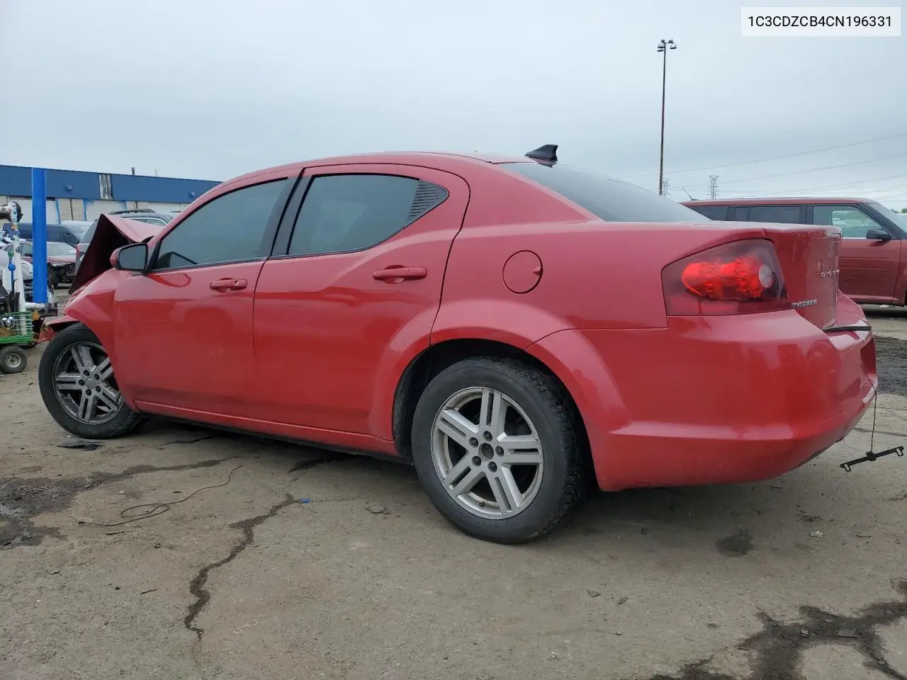 2012 Dodge Avenger Sxt VIN: 1C3CDZCB4CN196331 Lot: 56839165