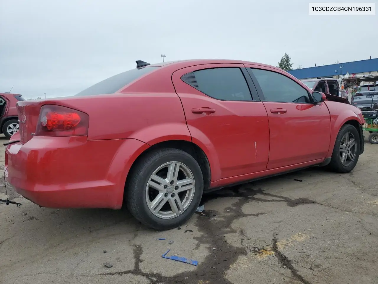 2012 Dodge Avenger Sxt VIN: 1C3CDZCB4CN196331 Lot: 56839165