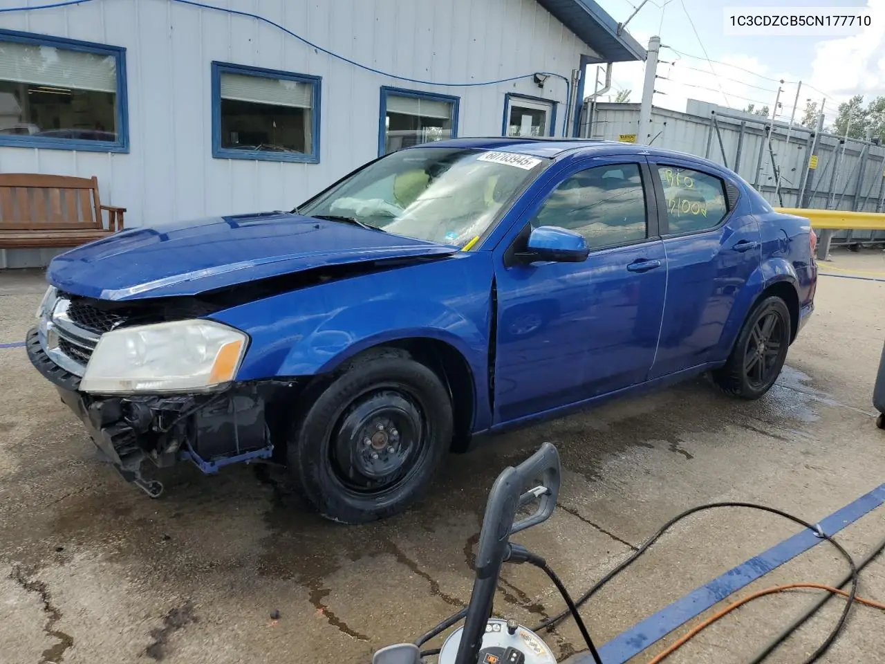 2012 Dodge Avenger Sxt VIN: 1C3CDZCB5CN177710 Lot: 60703945