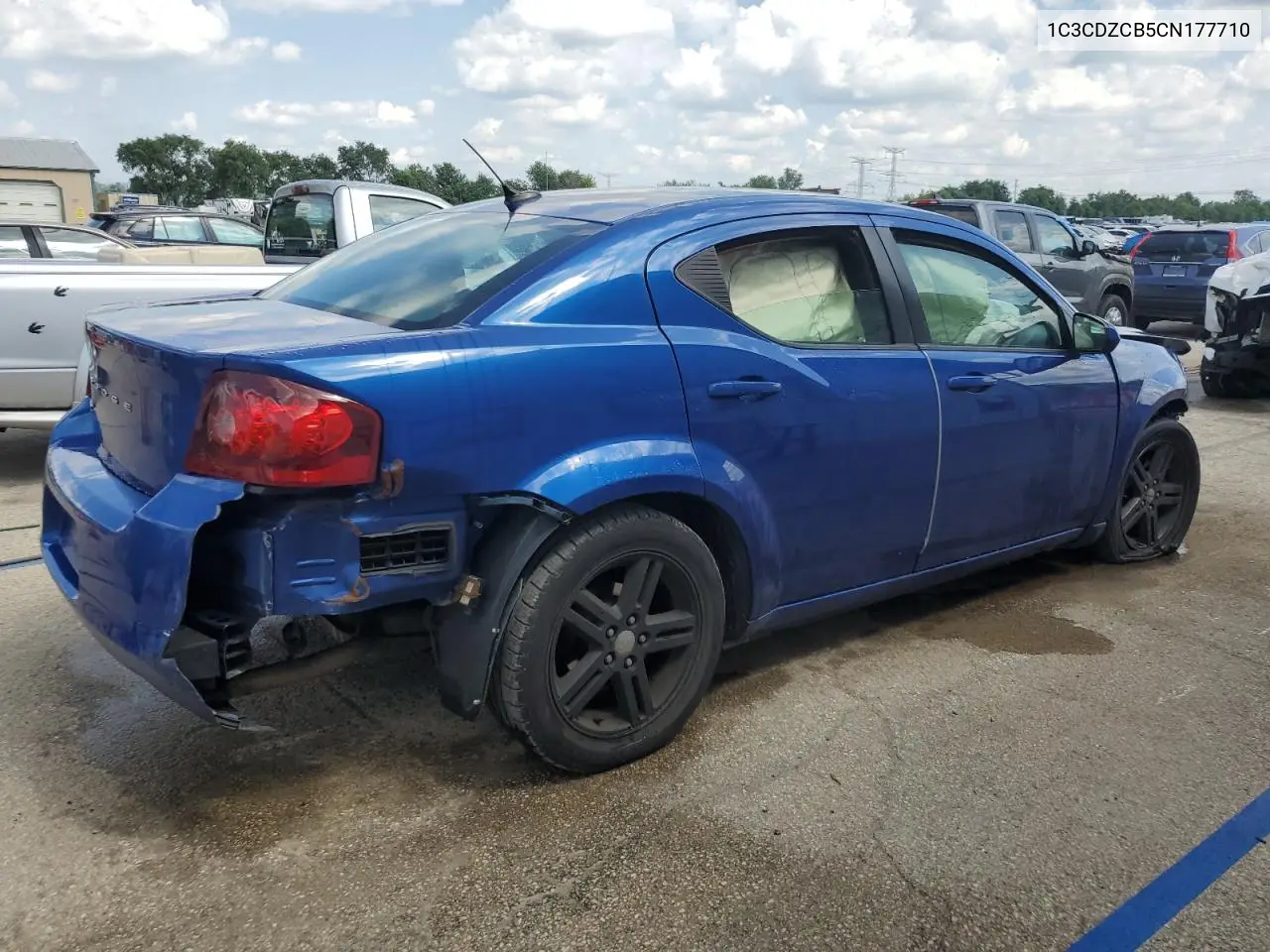 2012 Dodge Avenger Sxt VIN: 1C3CDZCB5CN177710 Lot: 60703945