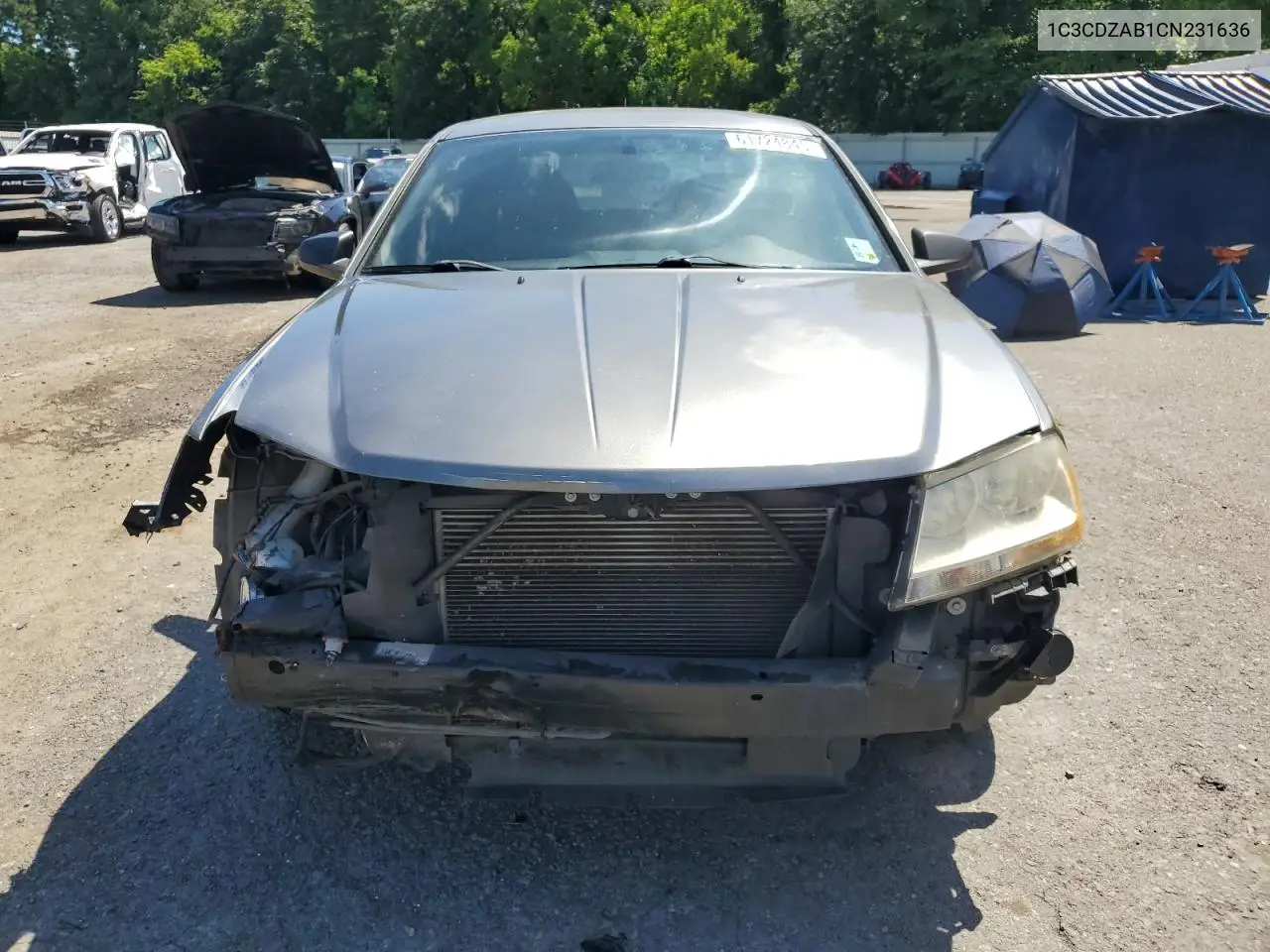 2012 Dodge Avenger Se VIN: 1C3CDZAB1CN231636 Lot: 61724845