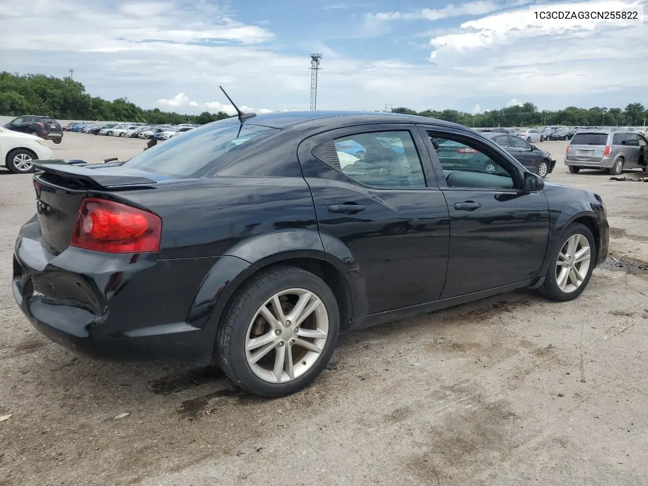 2012 Dodge Avenger Se VIN: 1C3CDZAG3CN255822 Lot: 62413095