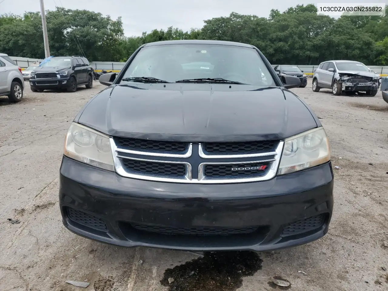 2012 Dodge Avenger Se VIN: 1C3CDZAG3CN255822 Lot: 62413095