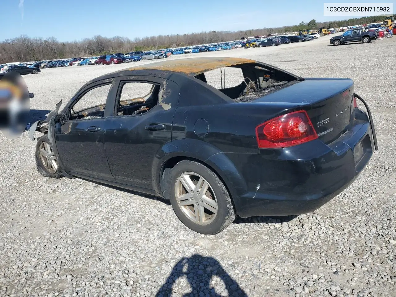 2013 Dodge Avenger Sxt VIN: 1C3CDZCBXDN715982 Lot: 47550815