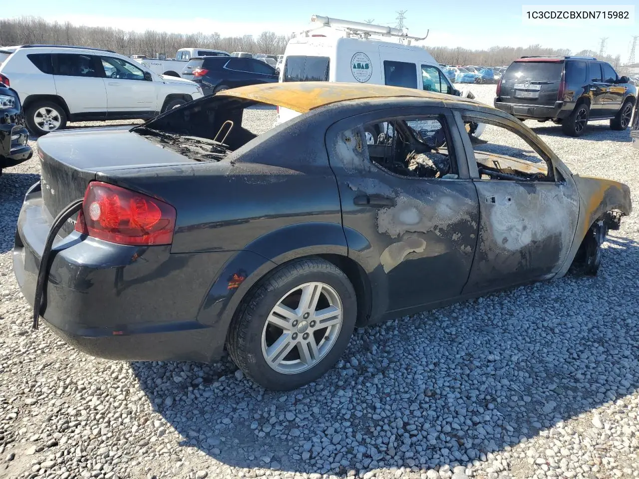2013 Dodge Avenger Sxt VIN: 1C3CDZCBXDN715982 Lot: 47550815