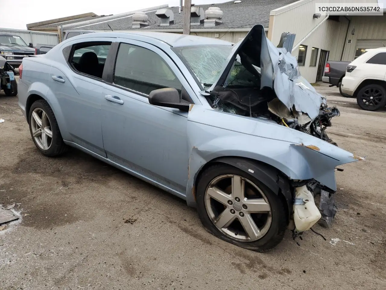 2013 Dodge Avenger Se VIN: 1C3CDZAB6DN535742 Lot: 53044455