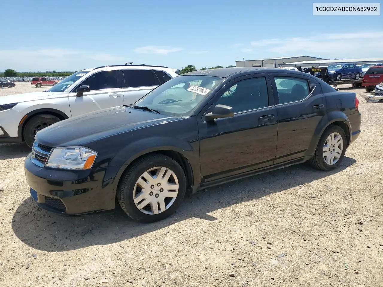 2013 Dodge Avenger Se VIN: 1C3CDZAB0DN682932 Lot: 55995405