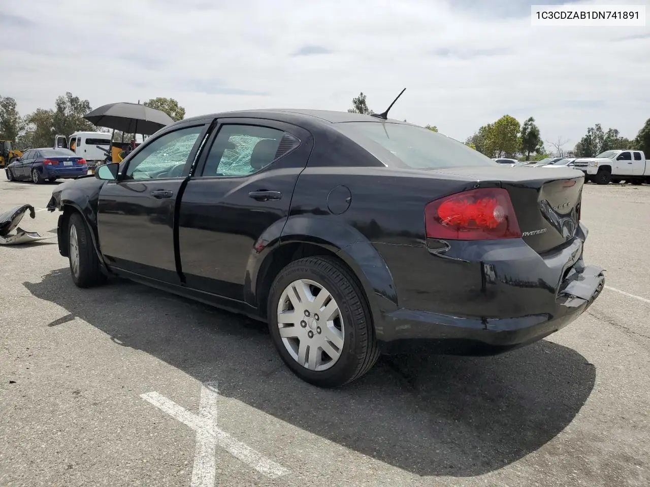 2013 Dodge Avenger Se VIN: 1C3CDZAB1DN741891 Lot: 56050935