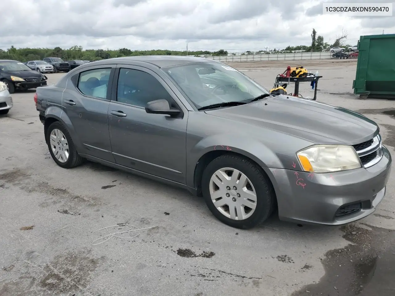 2013 Dodge Avenger Se VIN: 1C3CDZABXDN590470 Lot: 56274945