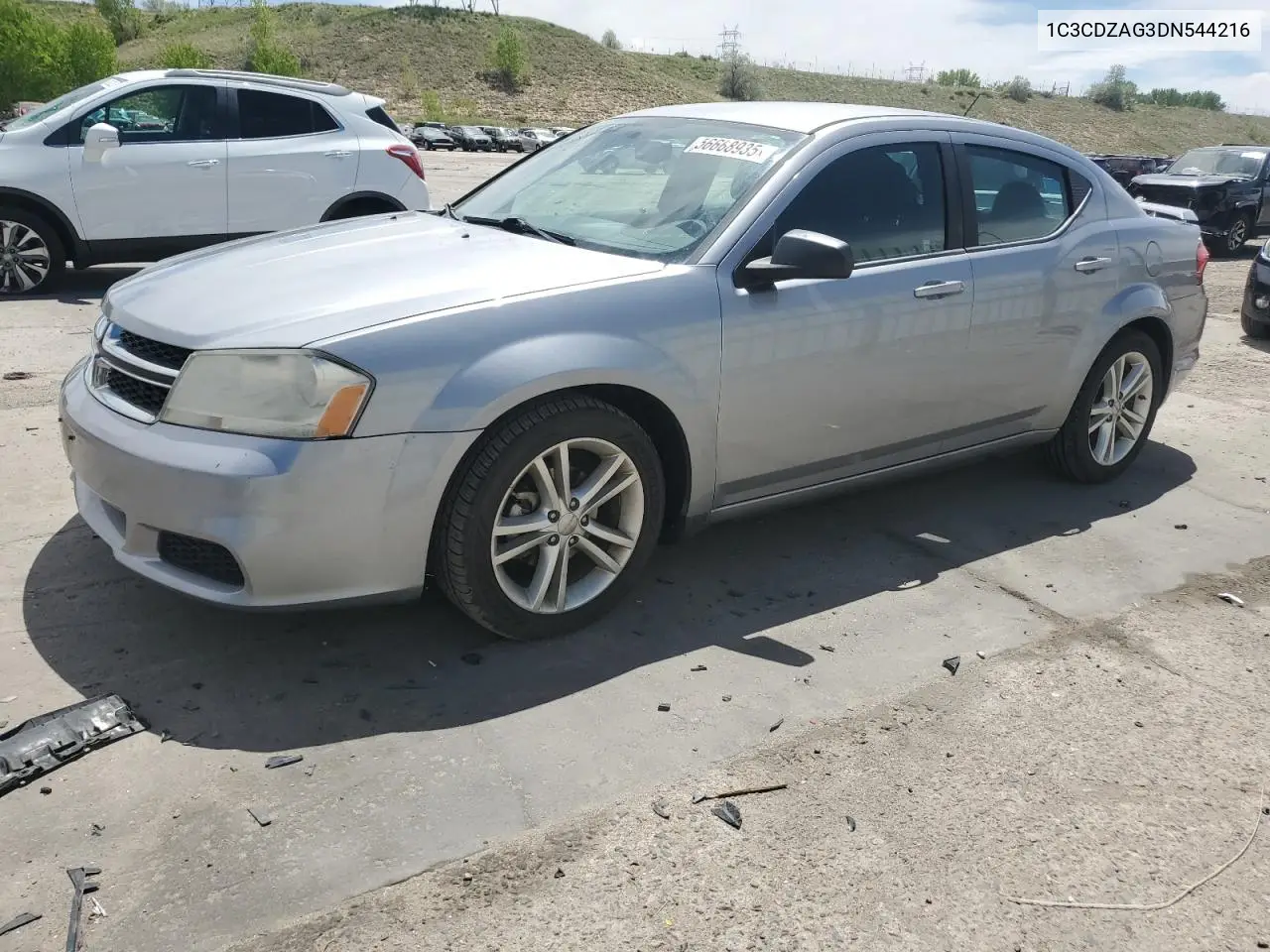 2013 Dodge Avenger Se VIN: 1C3CDZAG3DN544216 Lot: 56668935