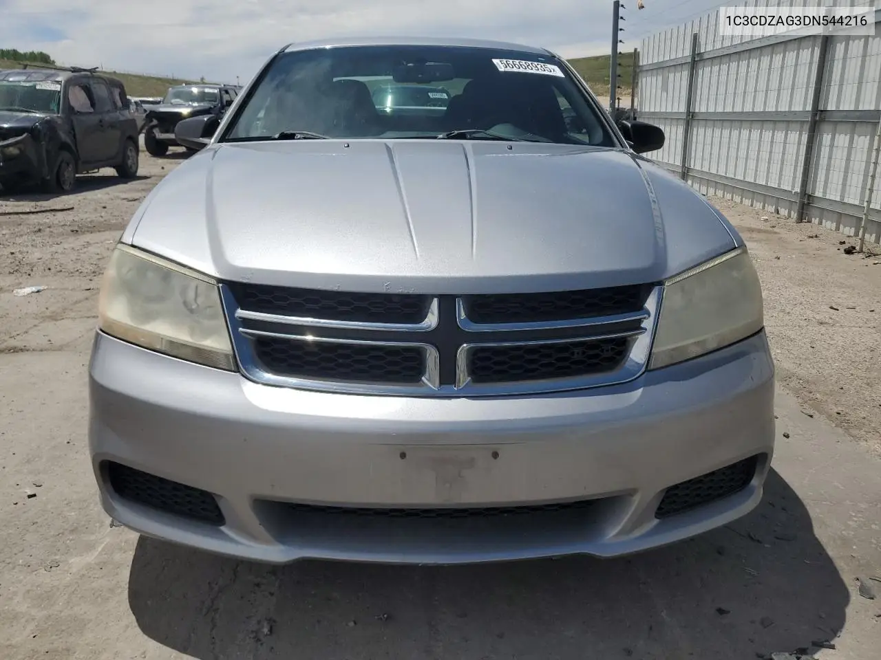 2013 Dodge Avenger Se VIN: 1C3CDZAG3DN544216 Lot: 56668935