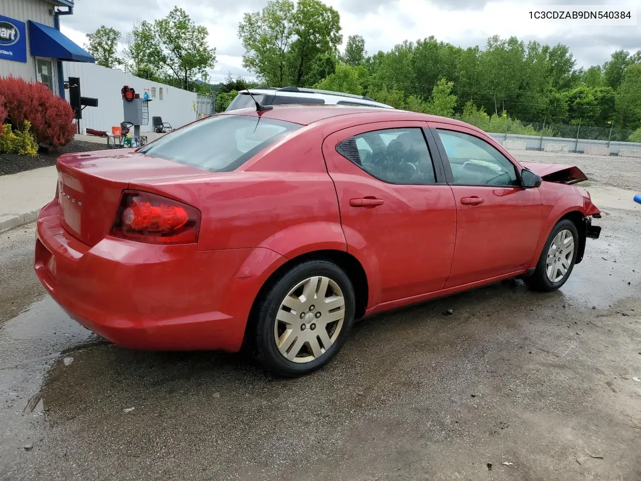 2013 Dodge Avenger Se VIN: 1C3CDZAB9DN540384 Lot: 56700075