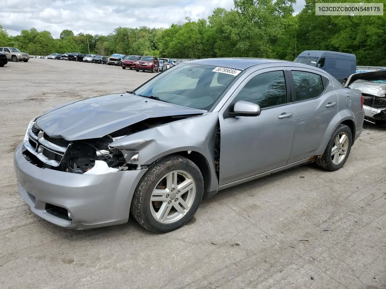 2013 Dodge Avenger Sxt VIN: 1C3CDZCB0DN548175 Lot: 56795655