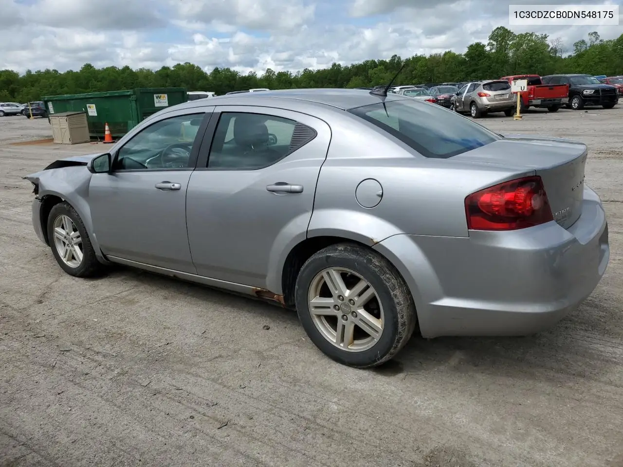 2013 Dodge Avenger Sxt VIN: 1C3CDZCB0DN548175 Lot: 56795655