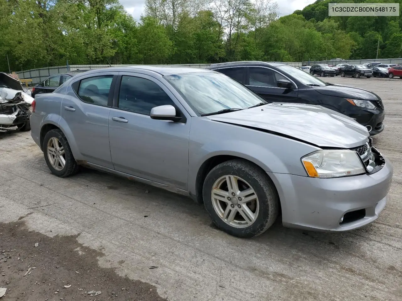 2013 Dodge Avenger Sxt VIN: 1C3CDZCB0DN548175 Lot: 56795655