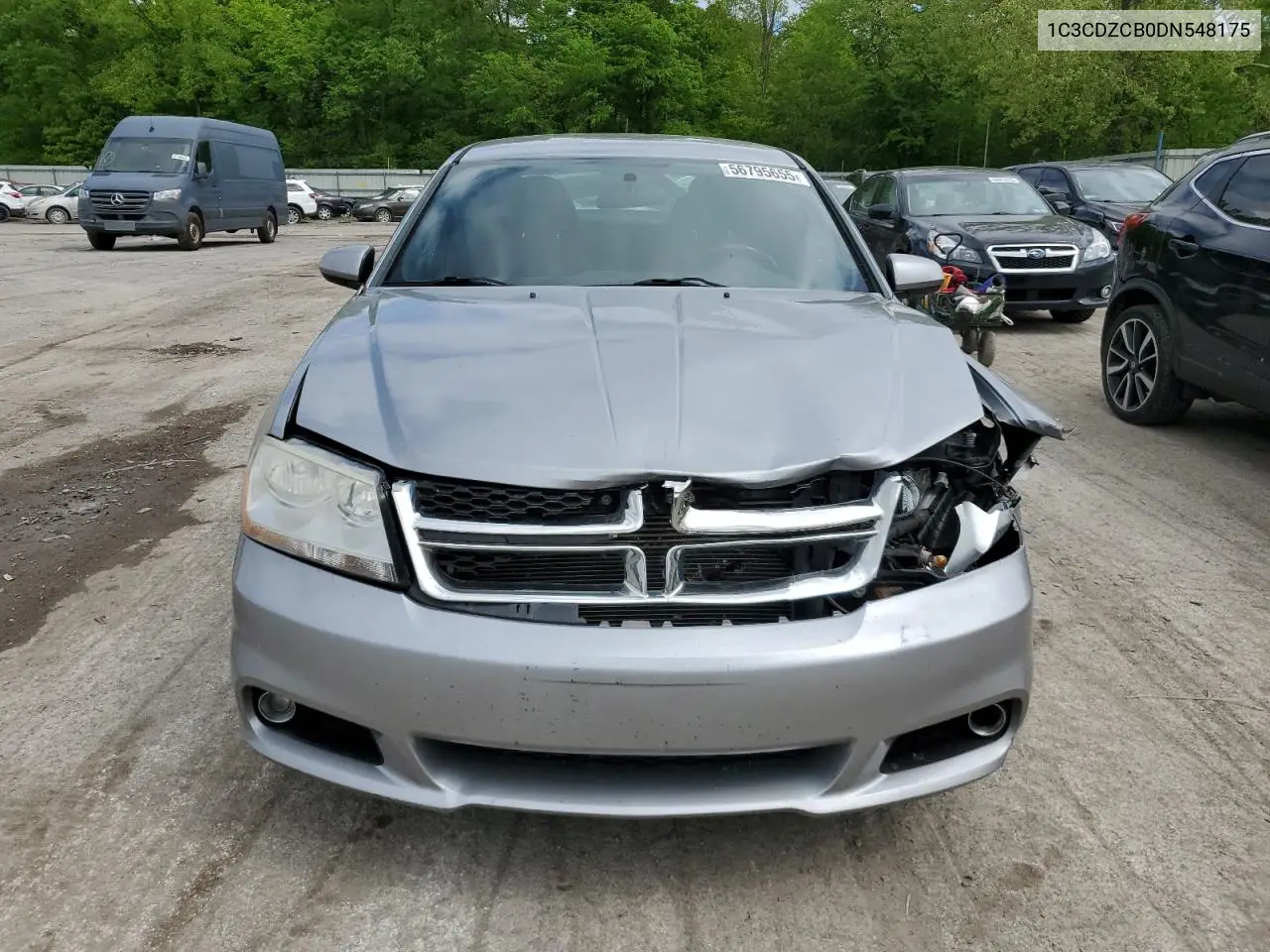 2013 Dodge Avenger Sxt VIN: 1C3CDZCB0DN548175 Lot: 56795655