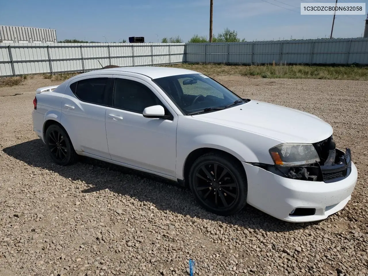 2013 Dodge Avenger Sxt VIN: 1C3CDZCB0DN632058 Lot: 56796065