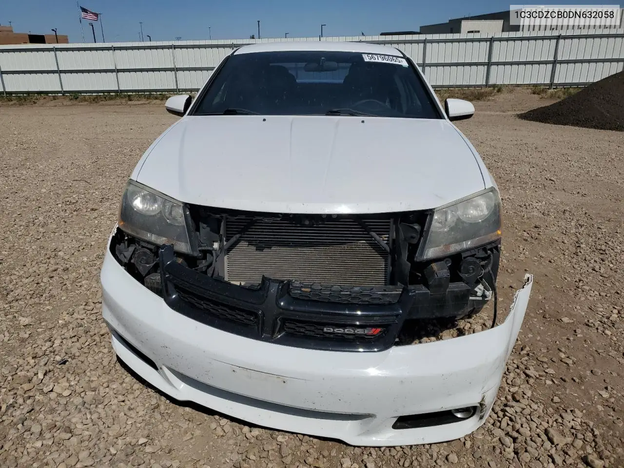 2013 Dodge Avenger Sxt VIN: 1C3CDZCB0DN632058 Lot: 56796065