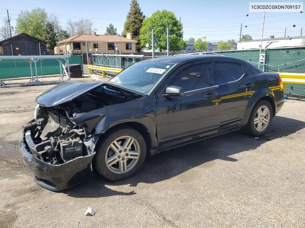 2013 Dodge Avenger Sxt VIN: 1C3CDZCGXDN709157 Lot: 56913975