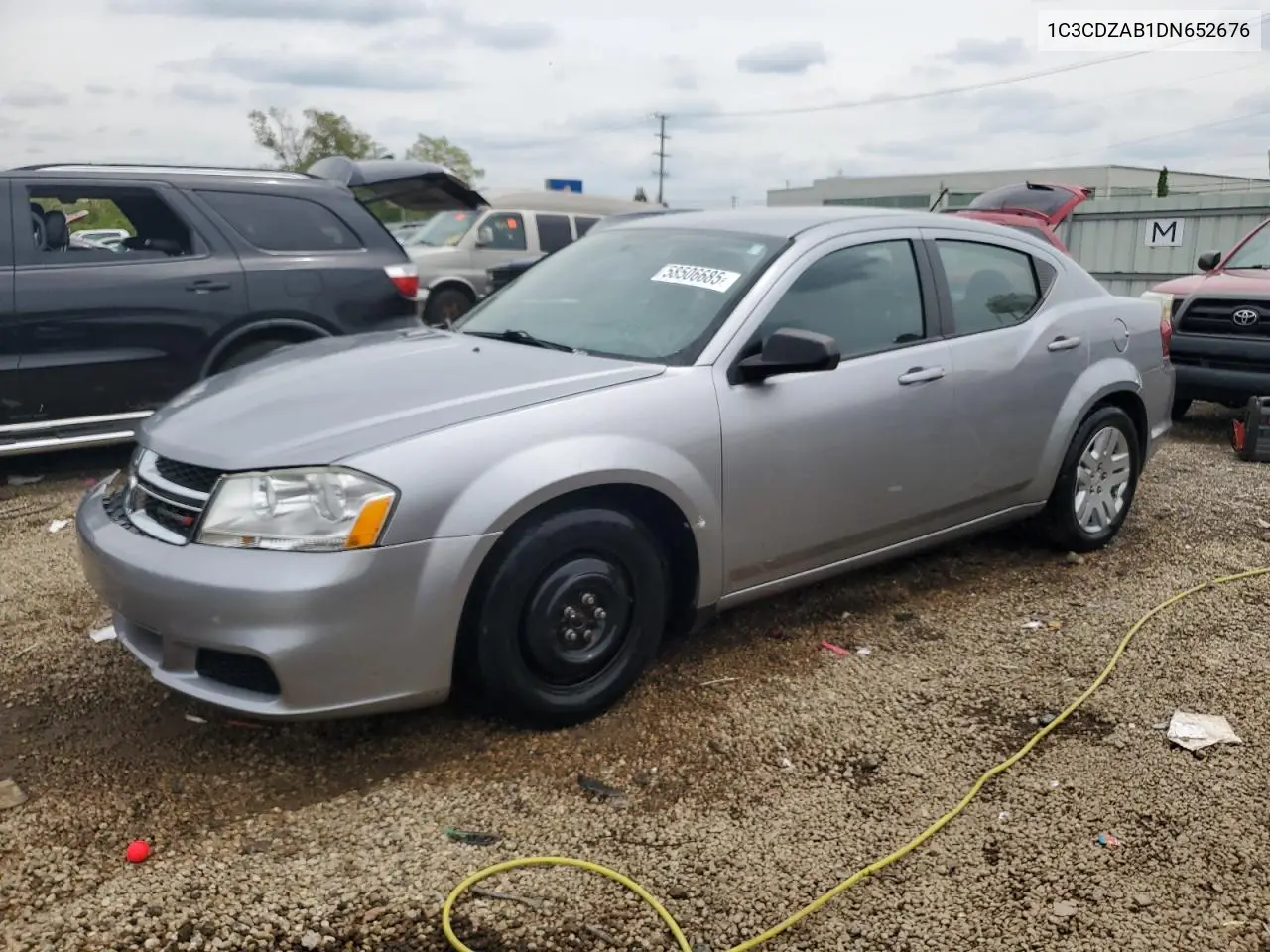 2013 Dodge Avenger Se VIN: 1C3CDZAB1DN652676 Lot: 58506685