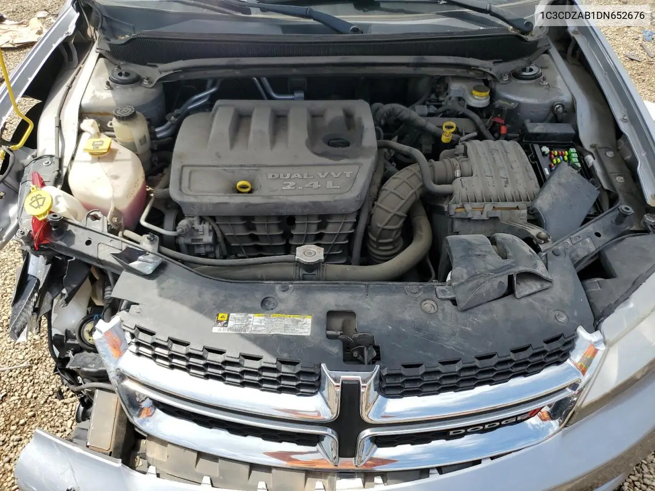 2013 Dodge Avenger Se VIN: 1C3CDZAB1DN652676 Lot: 58506685
