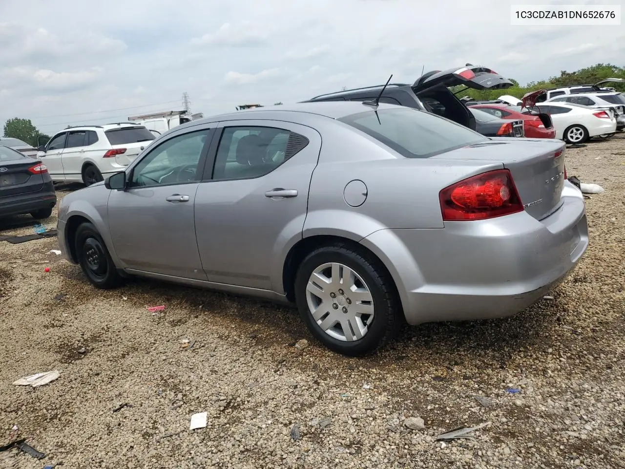 2013 Dodge Avenger Se VIN: 1C3CDZAB1DN652676 Lot: 58506685