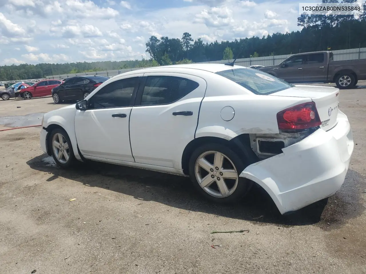 2013 Dodge Avenger Se VIN: 1C3CDZAB0DN535848 Lot: 61180365