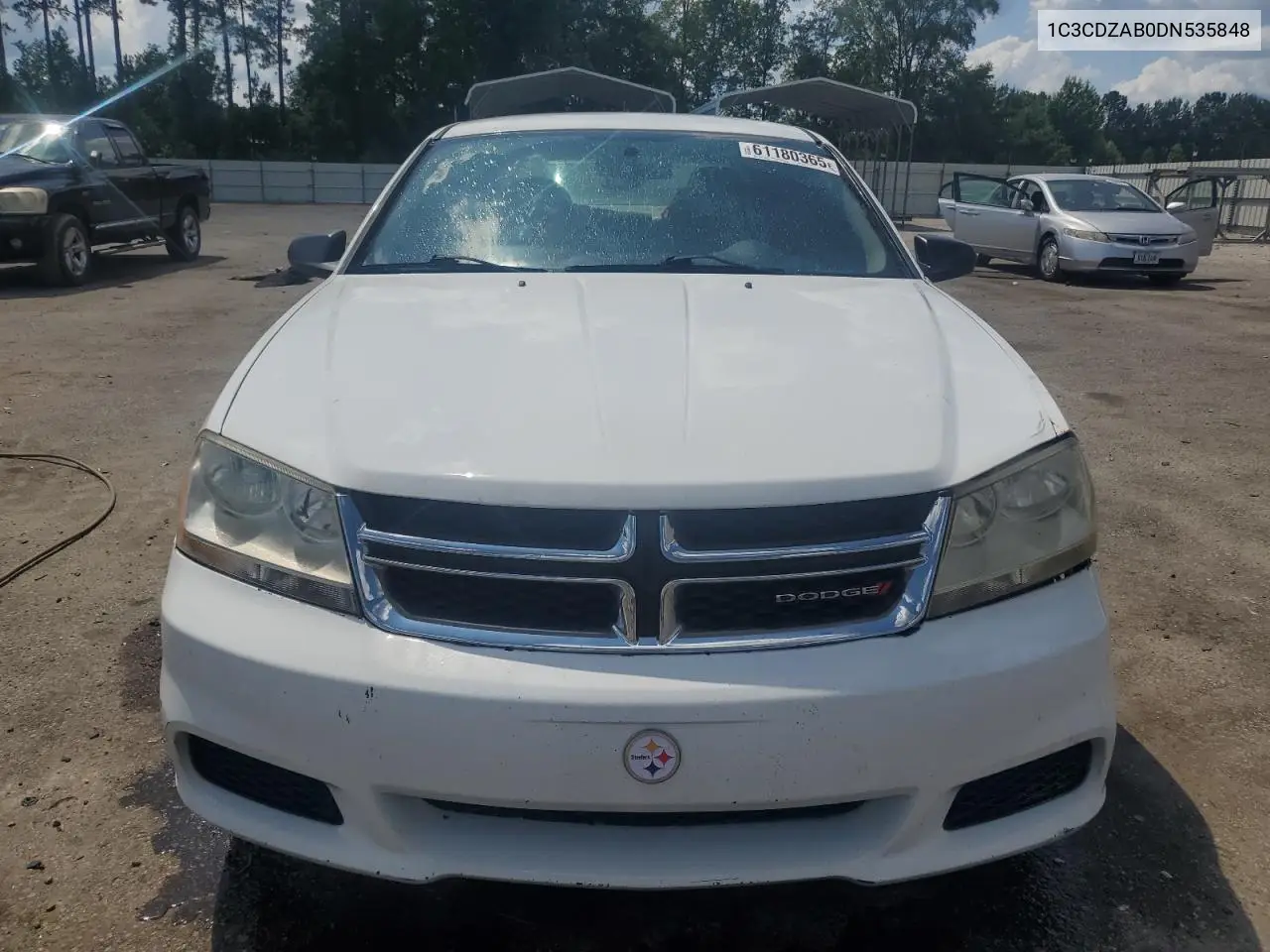 2013 Dodge Avenger Se VIN: 1C3CDZAB0DN535848 Lot: 61180365