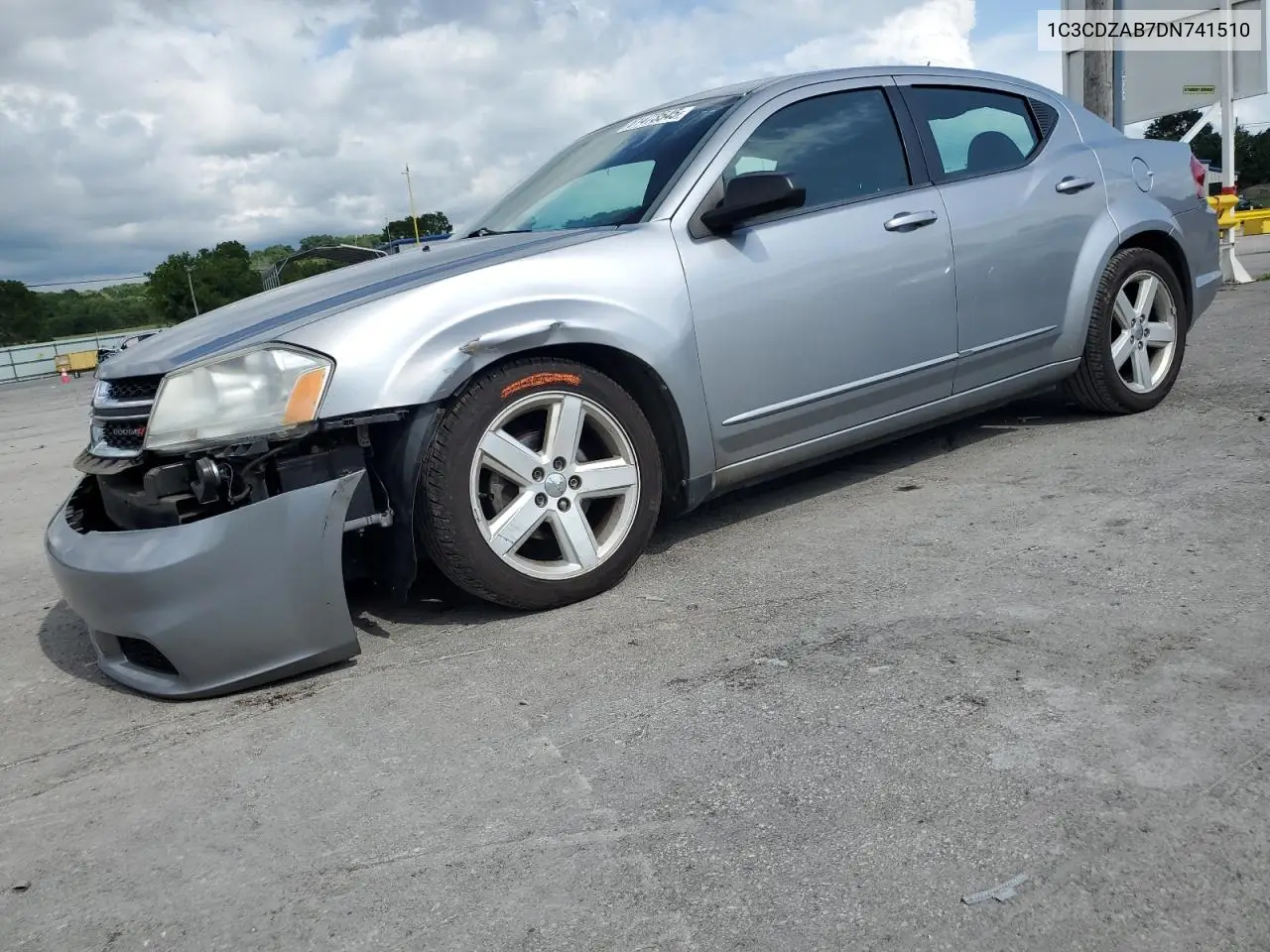 2013 Dodge Avenger Se VIN: 1C3CDZAB7DN741510 Lot: 61473545