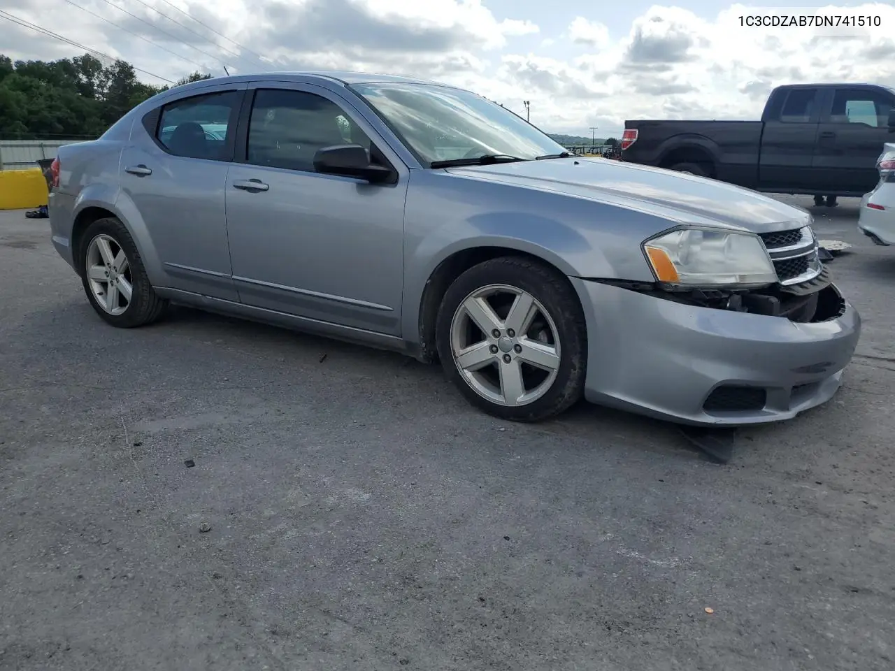 2013 Dodge Avenger Se VIN: 1C3CDZAB7DN741510 Lot: 61473545