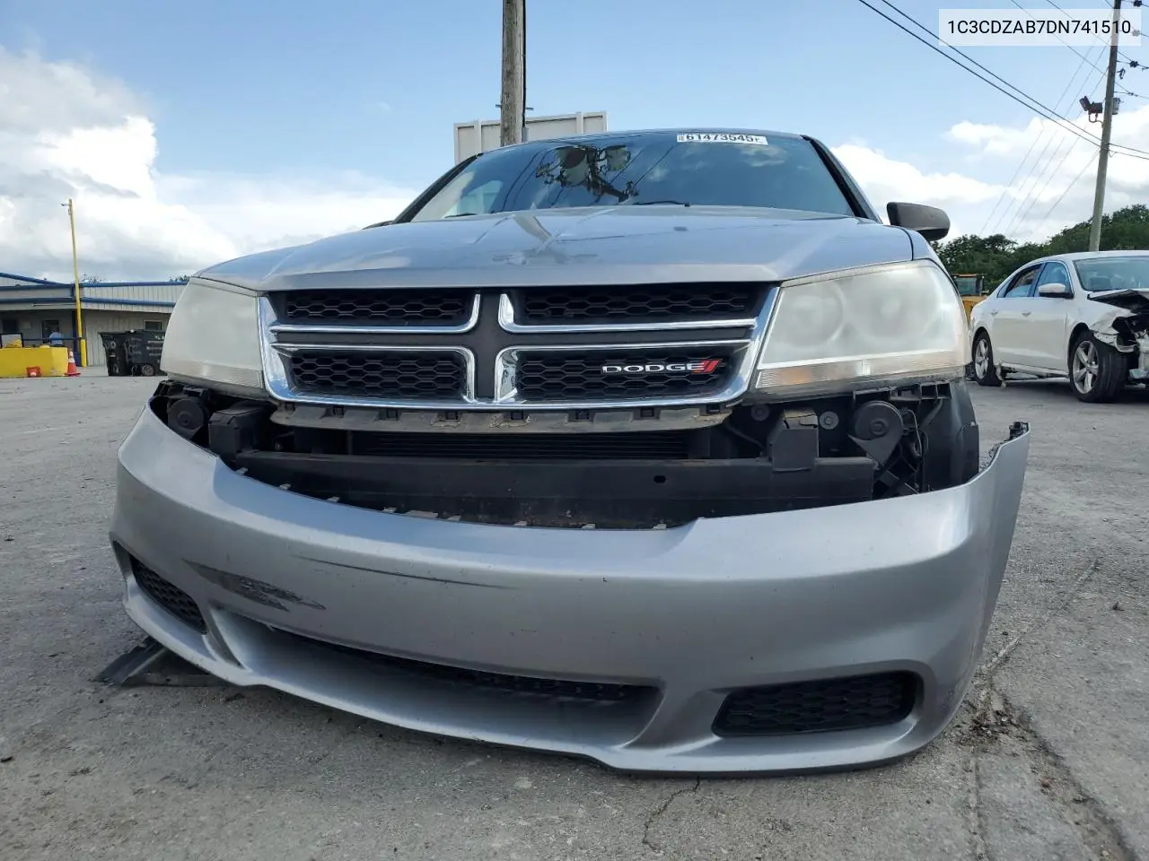 2013 Dodge Avenger Se VIN: 1C3CDZAB7DN741510 Lot: 61473545