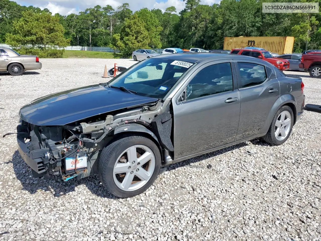 2013 Dodge Avenger Se VIN: 1C3CDZAB6DN566991 Lot: 61958025