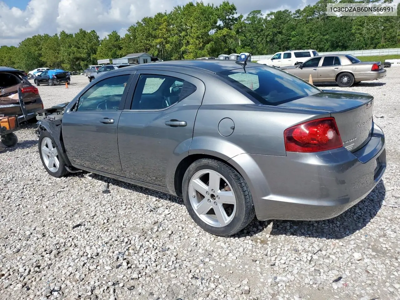 2013 Dodge Avenger Se VIN: 1C3CDZAB6DN566991 Lot: 61958025