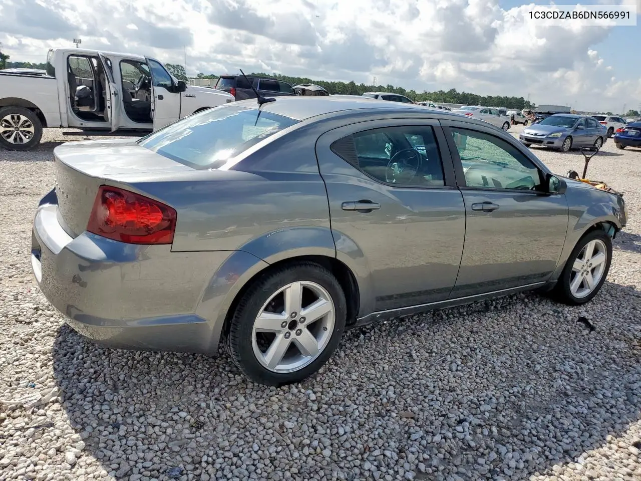 2013 Dodge Avenger Se VIN: 1C3CDZAB6DN566991 Lot: 61958025