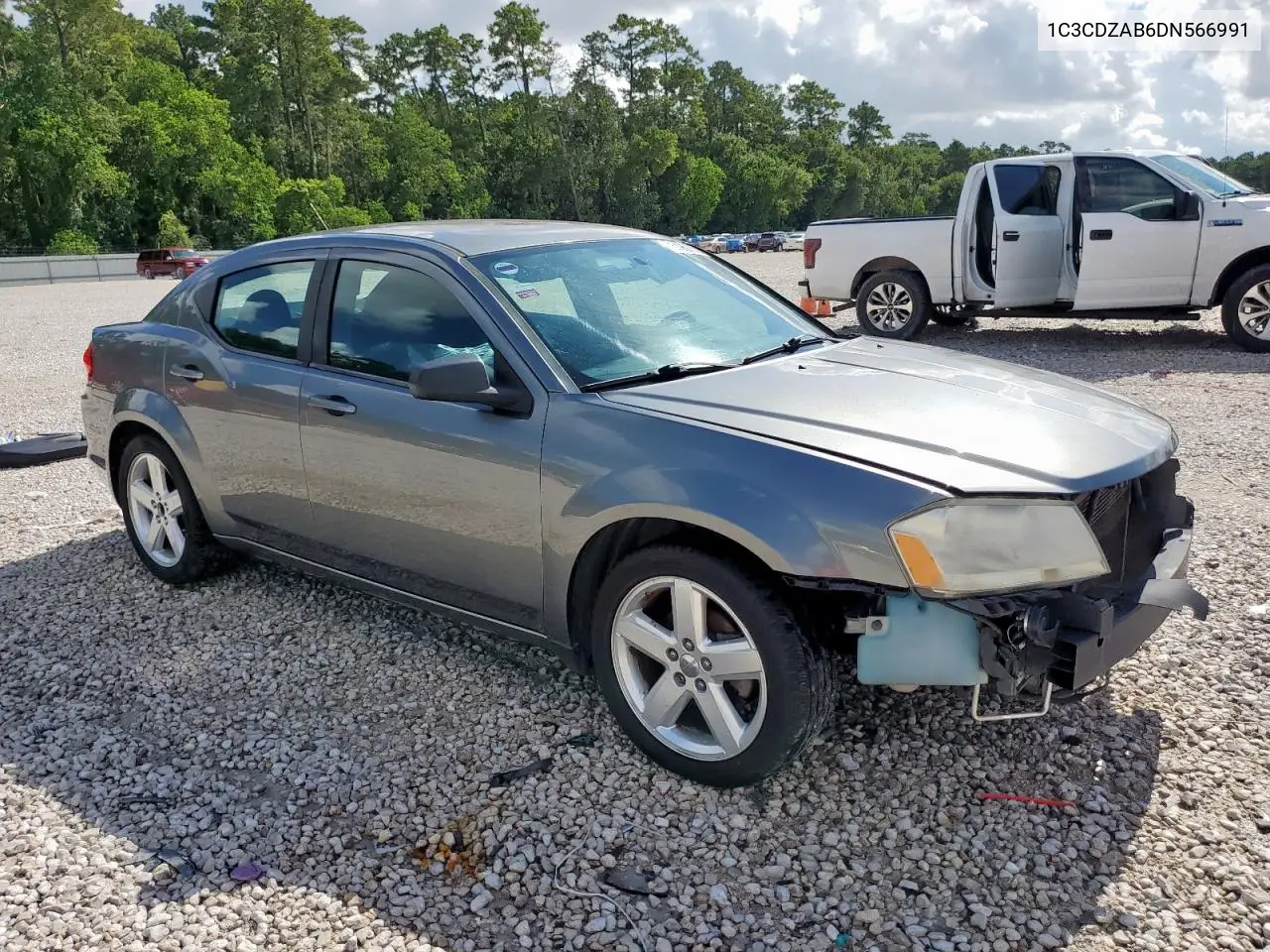 2013 Dodge Avenger Se VIN: 1C3CDZAB6DN566991 Lot: 61958025