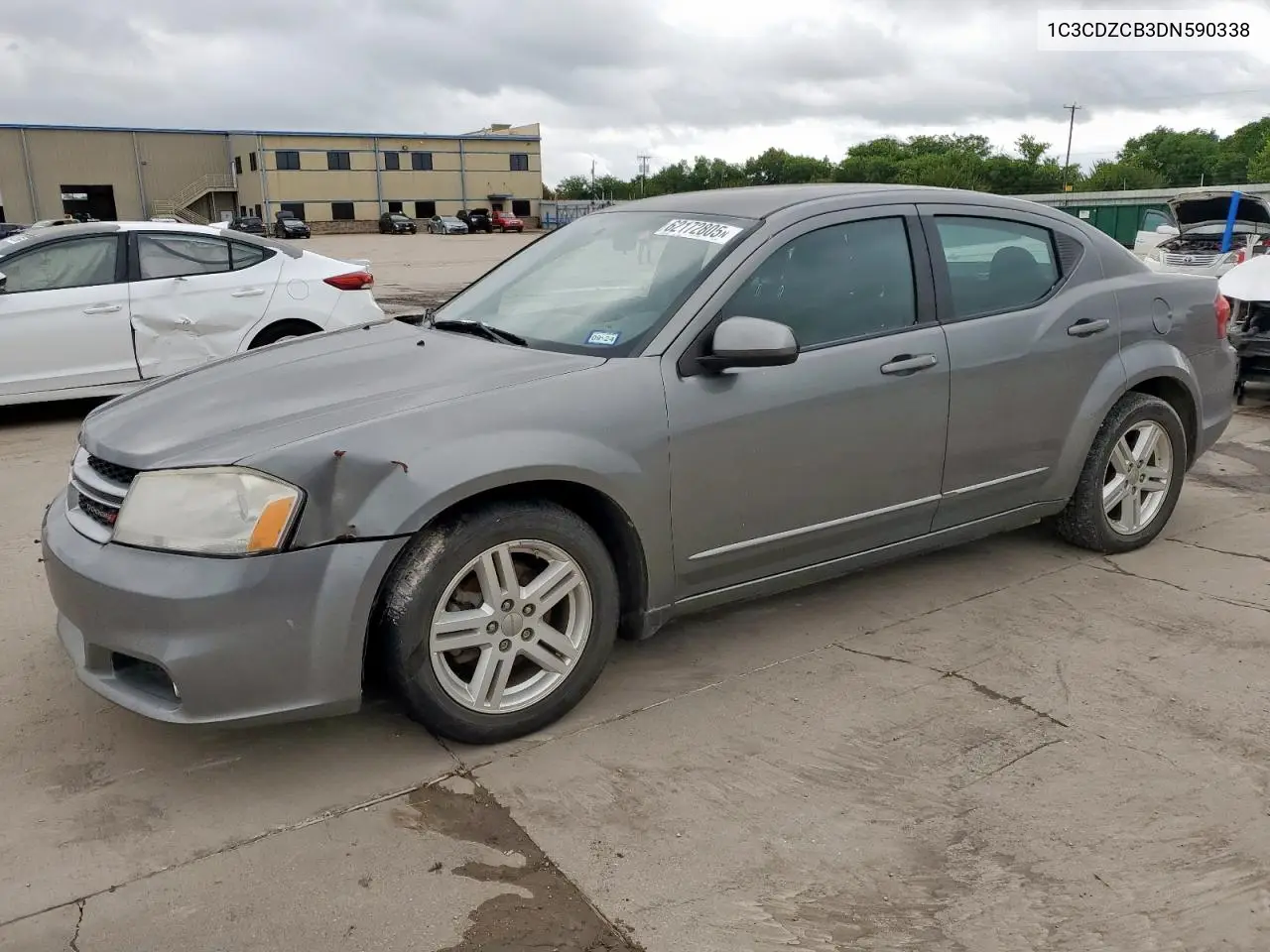 2013 Dodge Avenger Sxt VIN: 1C3CDZCB3DN590338 Lot: 62172805