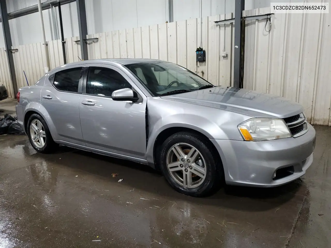 2013 Dodge Avenger Sxt VIN: 1C3CDZCB2DN652473 Lot: 62521595